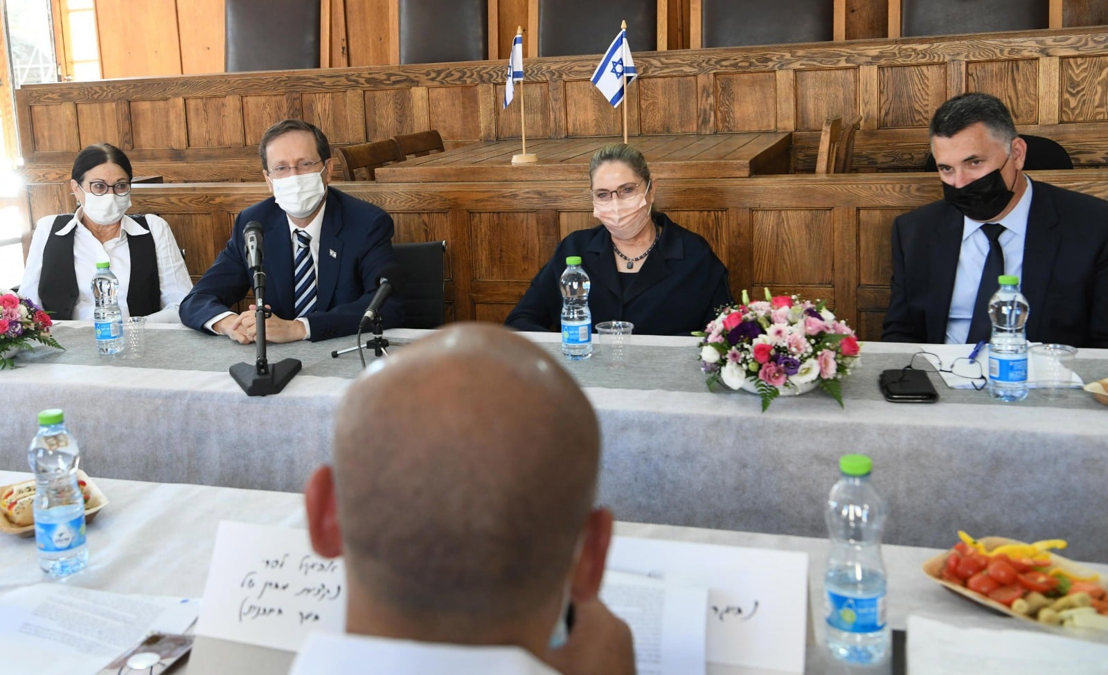 ביקור נשיא המדינה בבית המשפט הקהילתי בירושלים