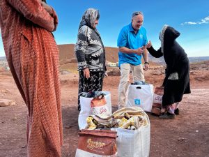 משלחת סיוע של הג'וינט לנפגעי רעדית האדמה במרקו