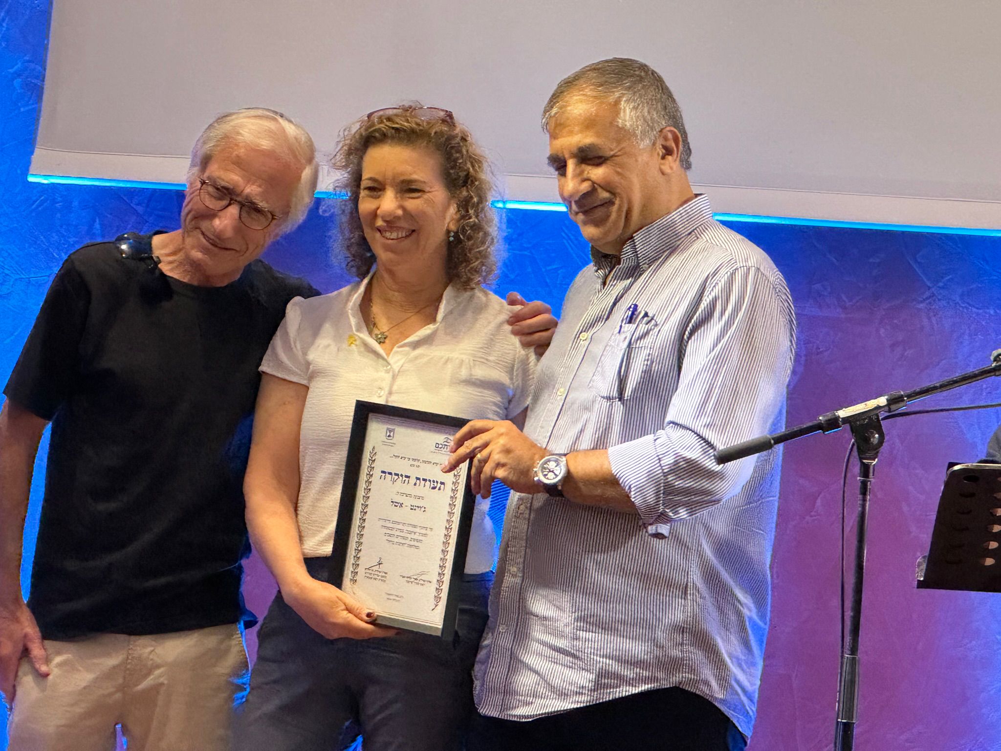 ג'וינט-אשל זכה בהוקרה על תרומתו למשפחות החטופים במבצע "חרבות ברזל