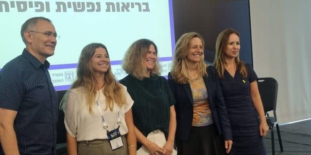 ההשקה של המיזם הלאומי לבריאות נפשית ופיזית ברשויות המקומיות בכנס MUNIEXPO.